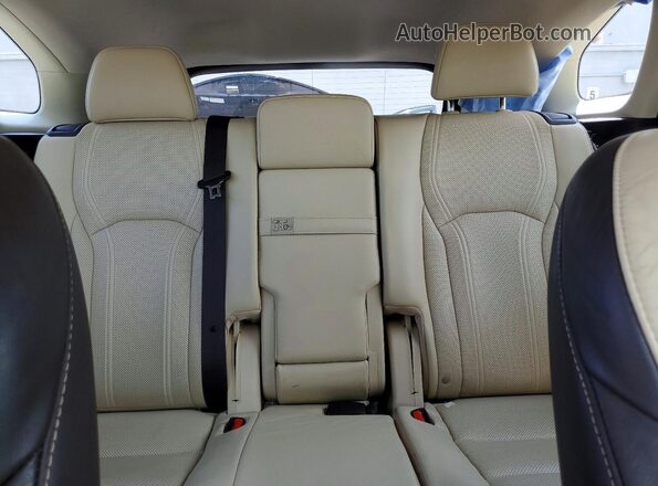 JTJDZKCAXJ2006740 2018 LEXUS RX Beige Widok tylnych siedzeń