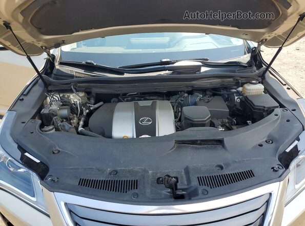 JTJDZKCAXJ2006740 2018 LEXUS RX Beige Widok komory silnika