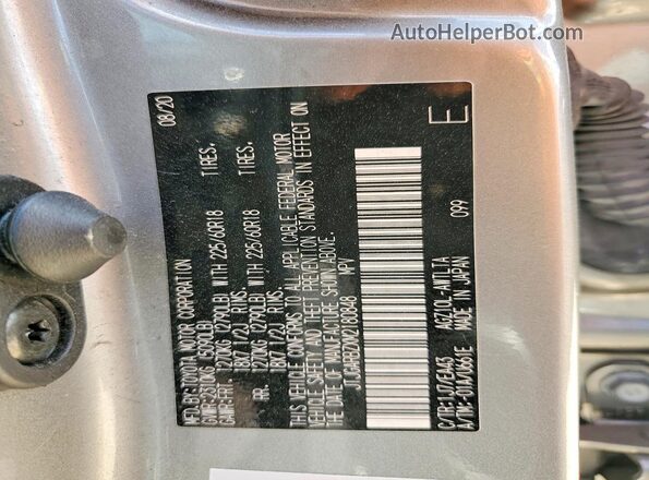 JTJGARBZXM2180848 2021 LEXUS NX Silver Widok komory silnika