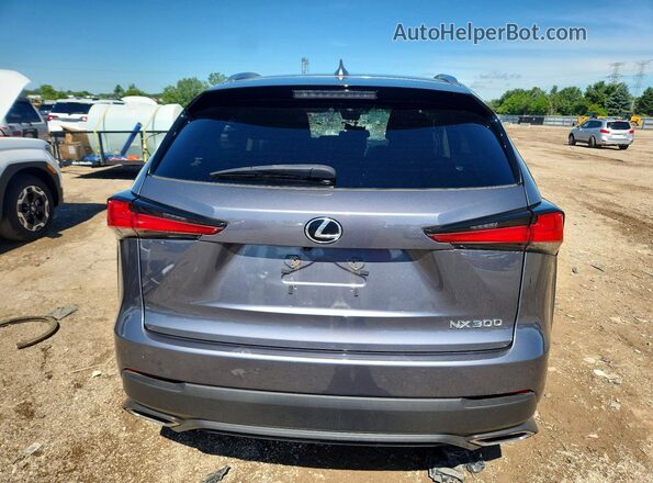 JTJGARDZ3M2246878 2021 LEXUS NX Gray Rear view