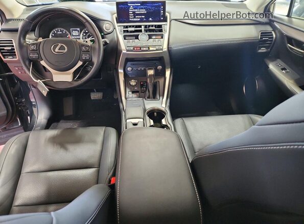 JTJGARDZ4M5031914 2021 LEXUS NX Black Առջևի վահանակի տեսք