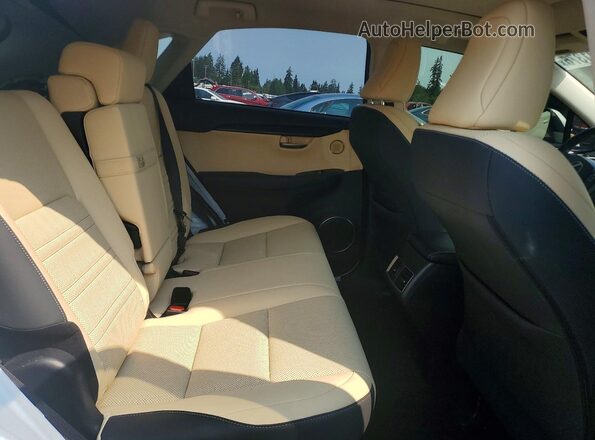 JTJGARDZ9L5011446 2020 LEXUS NX White Widok wnętrza z tyłu