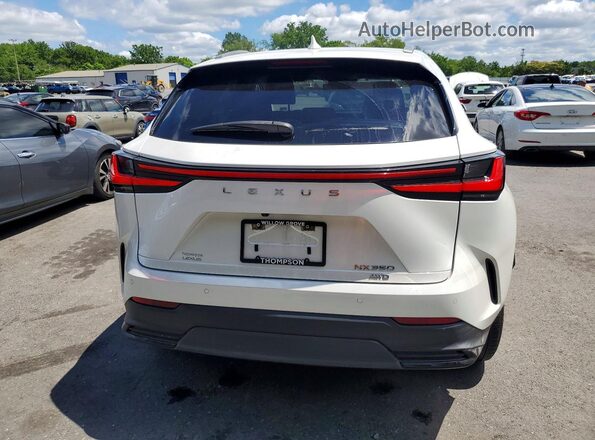 JTJGGCEZ0R5005876 2024 LEXUS NX White Widok z tyłu