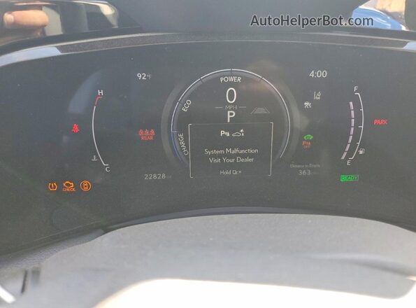 JTJGKCEZ0S5034248 2025 LEXUS NX Black Vista del cuadro de instrumentos