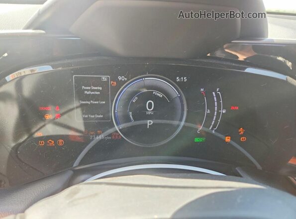 JTJGKCEZ1S5025901 2025 LEXUS NX White Instrument cluster view