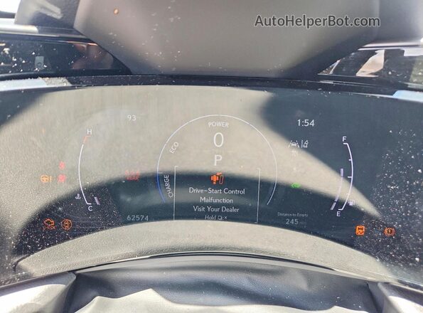 JTJGKCEZ3N5000504 2022 LEXUS NX White Widok zestawu wskaźników