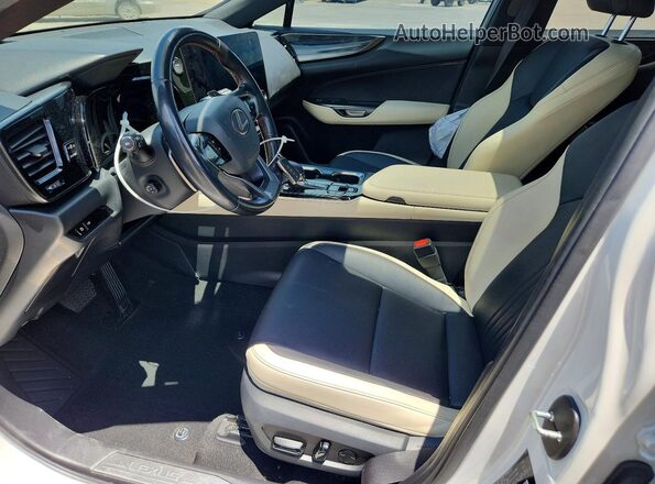 JTJGKCEZ3N5000504 2022 LEXUS NX White Widok wnętrza z przodu