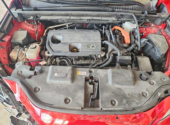 JTJGKCEZ4N2007351 2022 LEXUS NX Красный Вид подкапотного пространства