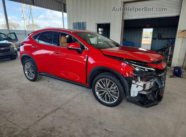 JTJGKCEZ4N2007351 2022 LEXUS NX Красный Передняя правая четверть