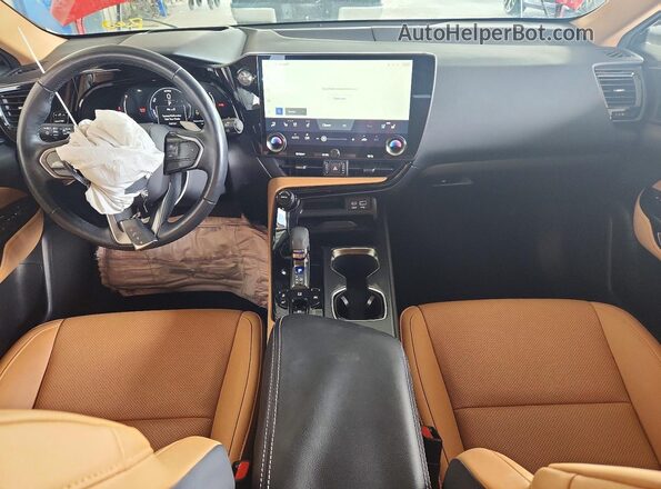 JTJGKCEZ4N2007351 2022 LEXUS NX Красный Вид панели приборов