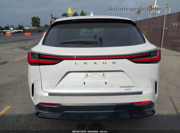 JTJGKCEZ7R2024392 2024 LEXUS NX 350H White 