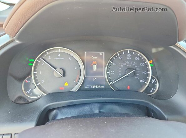 JTJGZKCA1J2004145 2018 LEXUS RX White Vista del cuadro de instrumentos