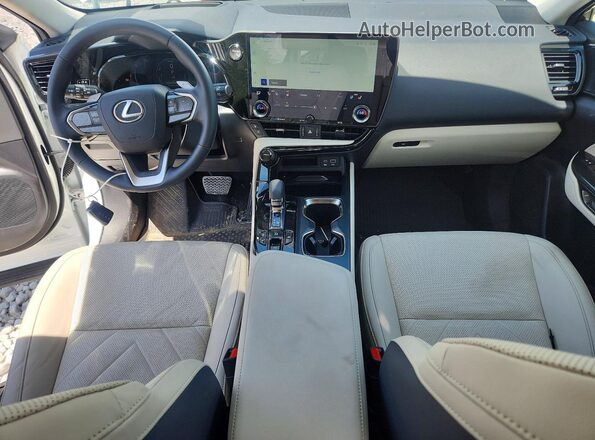 JTJHKCEZ4S2055433 2025 LEXUS NX White წინა პანელის ხედი