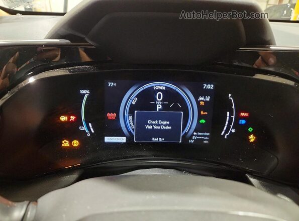 JTJHKCFZXS2058660 2025 LEXUS NX Gray Вид щитка приладів