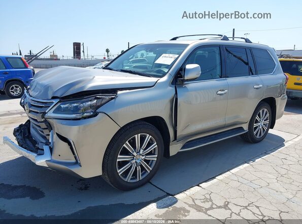 JTJHY7AX1H4246525 2017 LEXUS LX 570 Pewter Передняя левая четверть