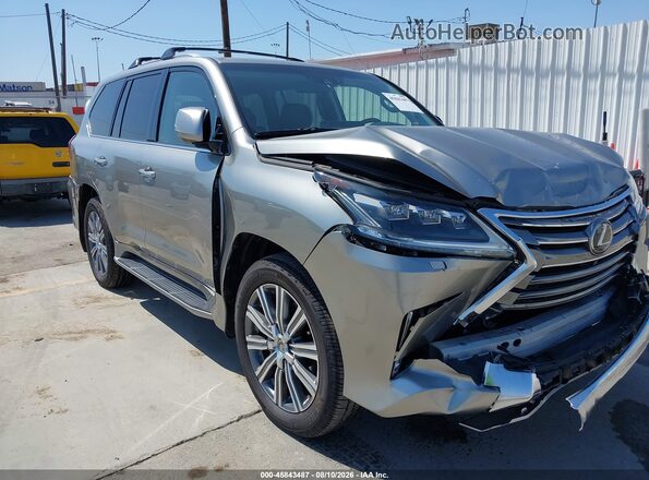 JTJHY7AX1H4246525 2017 LEXUS LX 570 Pewter Вид задней части салона