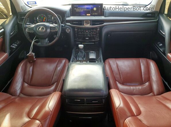 JTJHY7AX4H4236944 2017 LEXUS LX White Widok deski rozdzielczej