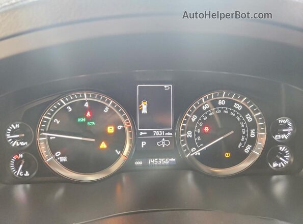 JTJHY7AX6H4234709 2017 LEXUS LX Gray Widok zestawu wskaźników