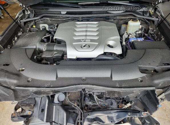 JTJHY7AX6H4234709 2017 LEXUS LX Gray Widok komory silnika