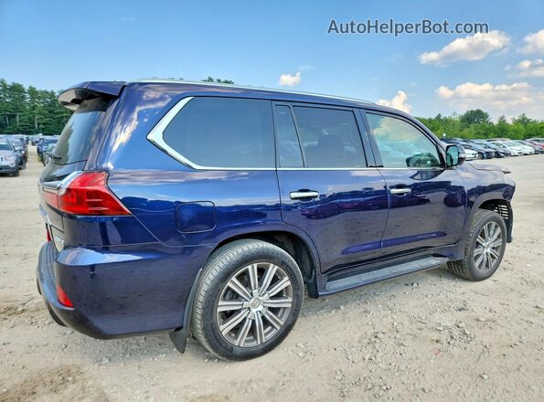 JTJHY7AX8H4246151 2017 LEXUS LX Blue Задня права чверть