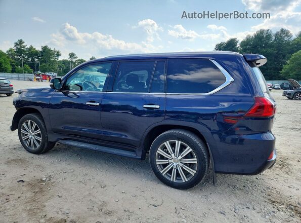 JTJHY7AX8H4246151 2017 LEXUS LX Blue Задня ліва чверть