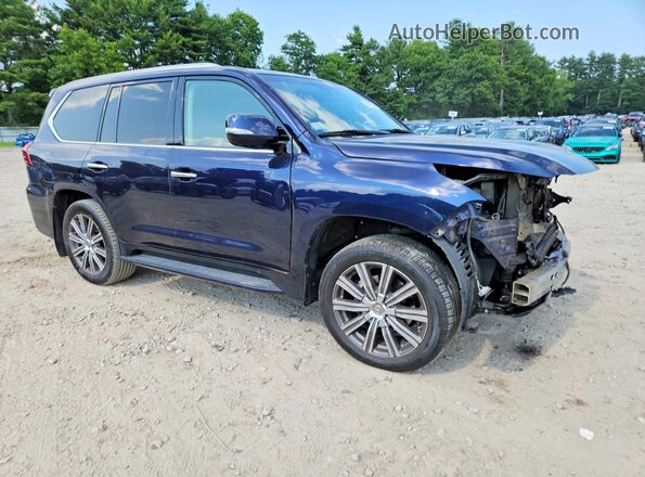 JTJHY7AX8H4246151 2017 LEXUS LX Blue Передня права чверть