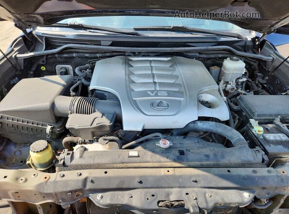 JTJHY7AX8H4246151 2017 LEXUS LX Blue Вид підкапотного простору