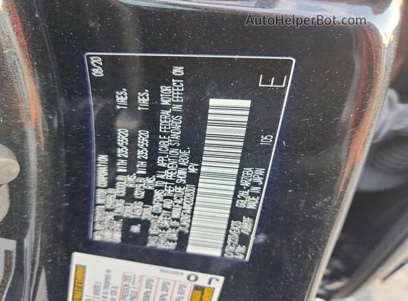 JTJHZKFA4M2028301 2021 LEXUS RX Black Widok naklejki z numerem VIN
