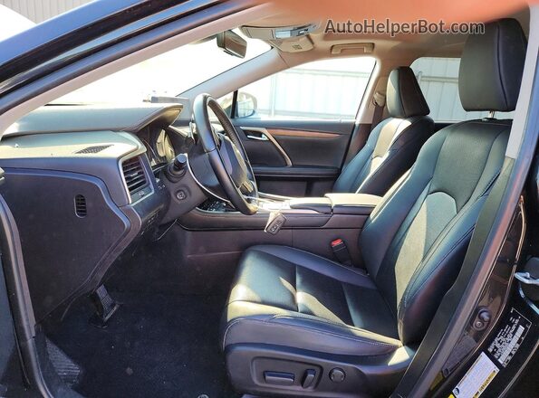 JTJHZKFA5N2043259 2022 LEXUS RX Black Widok wnętrza z przodu