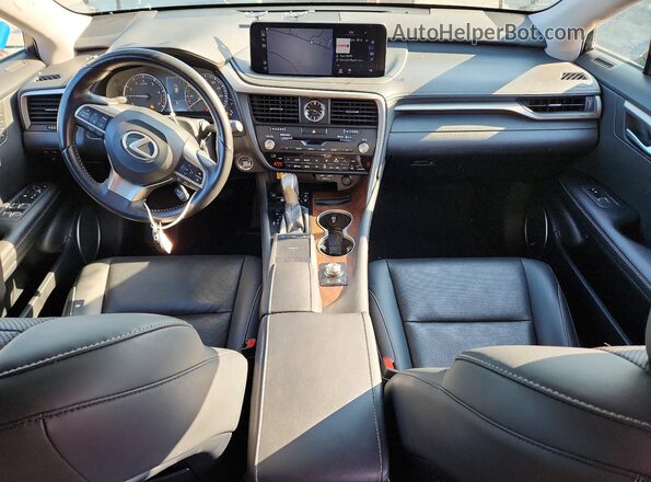 JTJHZKFA5N2043259 2022 LEXUS RX Black Widok deski rozdzielczej