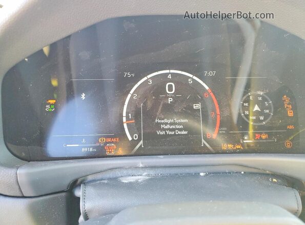 JTJMB7CX0S4077828 2025 LEXUS LX White Вид щитка приладів