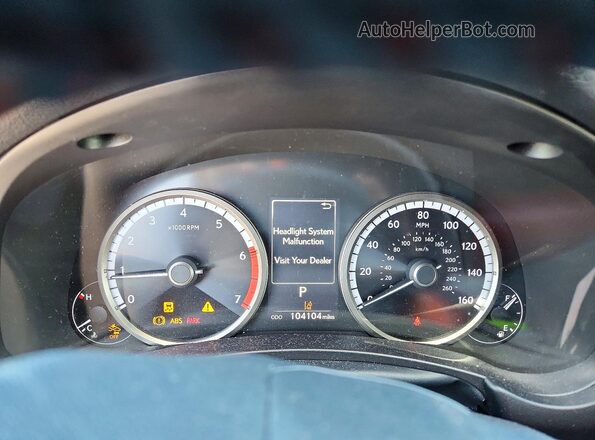 JTJSARBZ8L5005523 2020 LEXUS NX Черный Вид щитка приборов