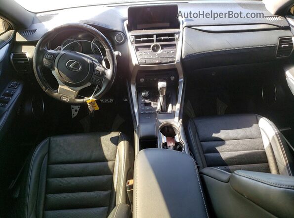 JTJSARBZ8M2182317 2021 LEXUS NX Black წინა პანელის ხედი