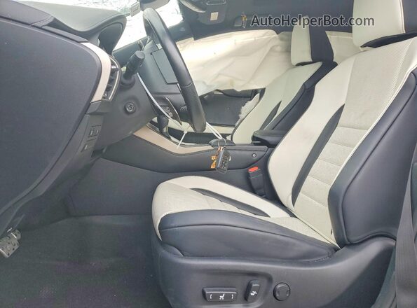 JTJSARBZ9L5004249 2020 LEXUS NX Черный Вид салона спереди