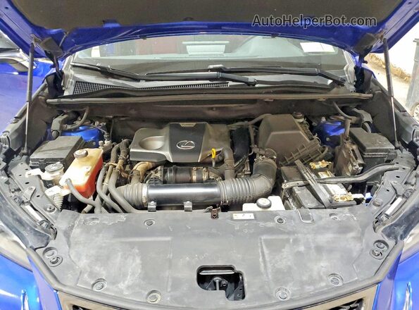 JTJSARDZ0L2226127 2020 LEXUS NX Blue ძრავის განყოფილების ხედი