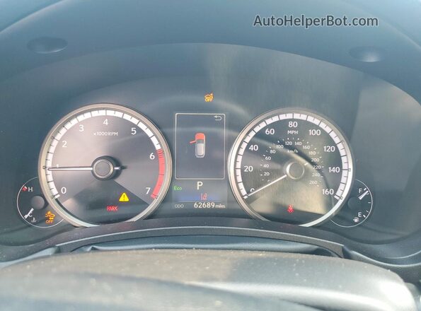 JTJSARDZ9L5009030 2020 LEXUS NX Черный Вид щитка приборов