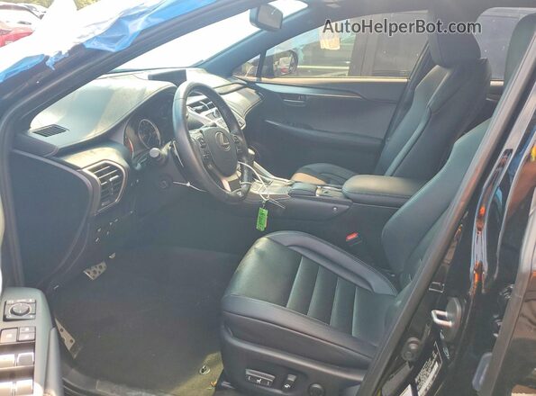JTJSARDZ9L5009030 2020 LEXUS NX Черный Вид салона спереди