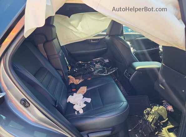 JTJSARDZ9M2243428 2021 LEXUS NX Gray Rear seats view