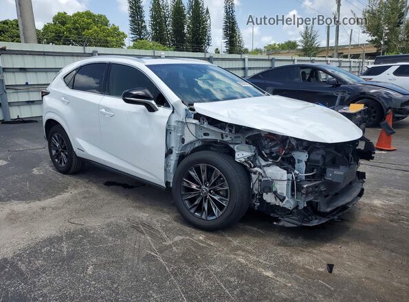JTJSJRDZ0M5013694 2021 LEXUS NX Белый Передняя правая четверть
