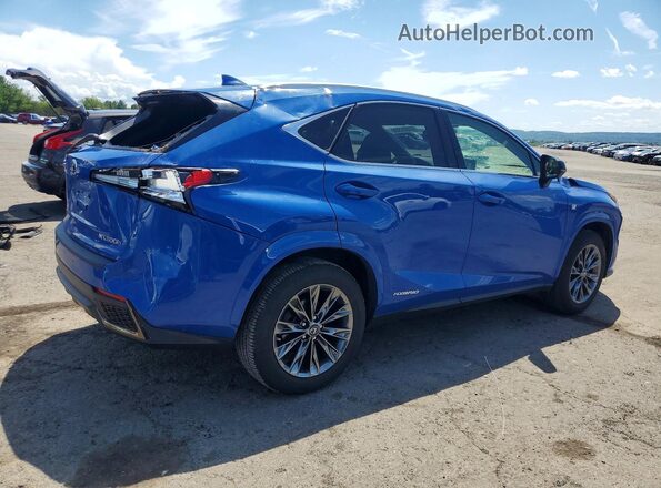 JTJSJRDZ2M2154672 2021 LEXUS NX Blue Rear right