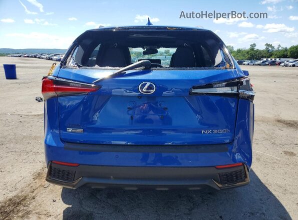 JTJSJRDZ2M2154672 2021 LEXUS NX Blue Rear view