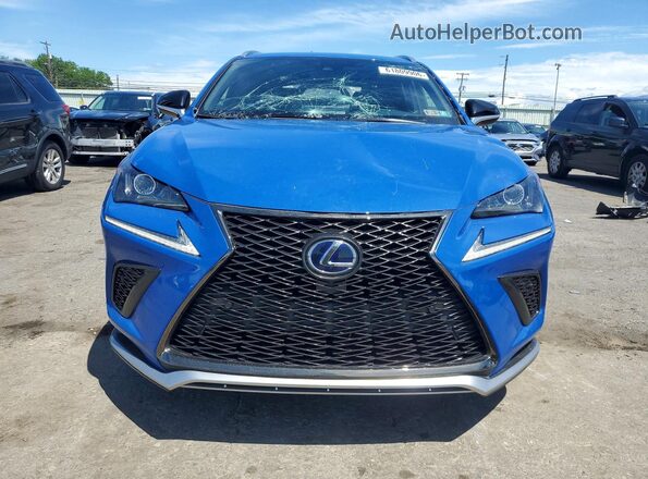 JTJSJRDZ2M2154672 2021 LEXUS NX Blue Front view