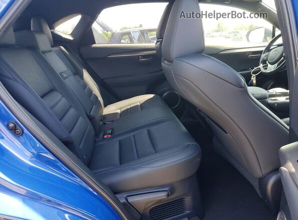 JTJSJRDZ2M2154672 2021 LEXUS NX Blue Rear seats view