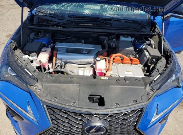 JTJSJRDZ2M2154672 2021 LEXUS NX Blue Rear interior view