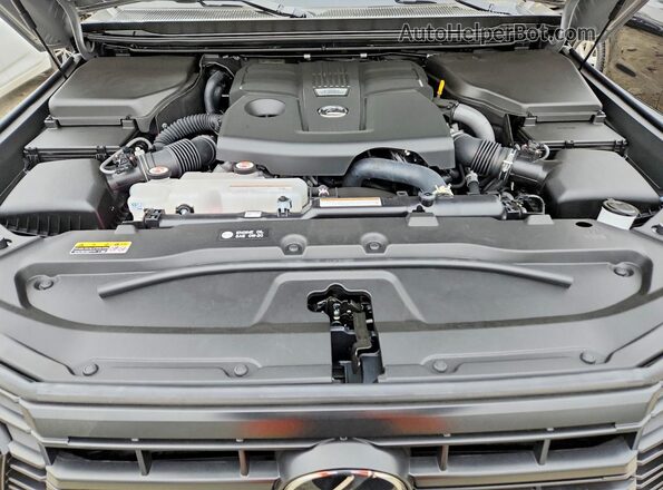 JTJTBCDX0S5054109 2025 LEXUS GX Gray ძრავის განყოფილების ხედი