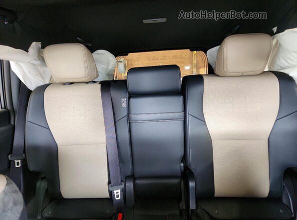 JTJTBCDX6S5063302 2025 LEXUS GX Black Vista de los asientos traseros