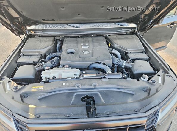JTJTBCDX9R5016243 2024 LEXUS GX Black Engine compartment view
