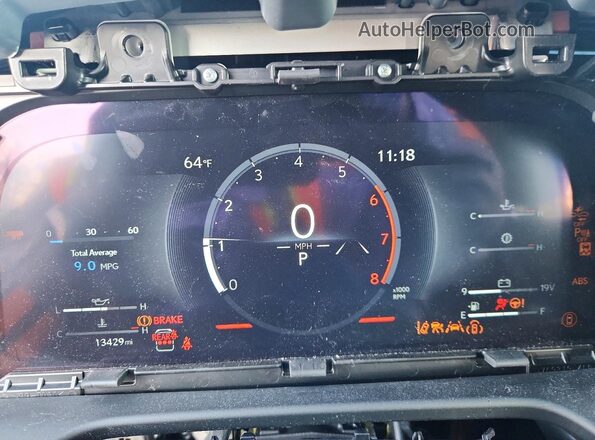 JTJTBCDX9R5016243 2024 LEXUS GX Black Instrument cluster view