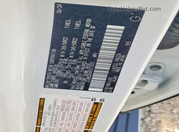 JTJVBCDX4R5012870 2024 LEXUS GX White Widok wnętrza 360 stopni
