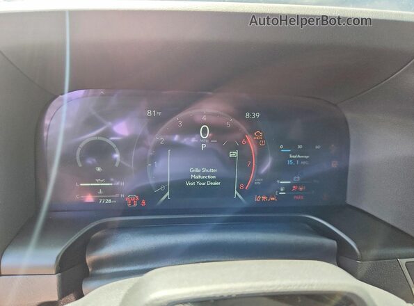 JTJVBCDX4S5052209 2025 LEXUS GX Black Widok zestawu wskaźników